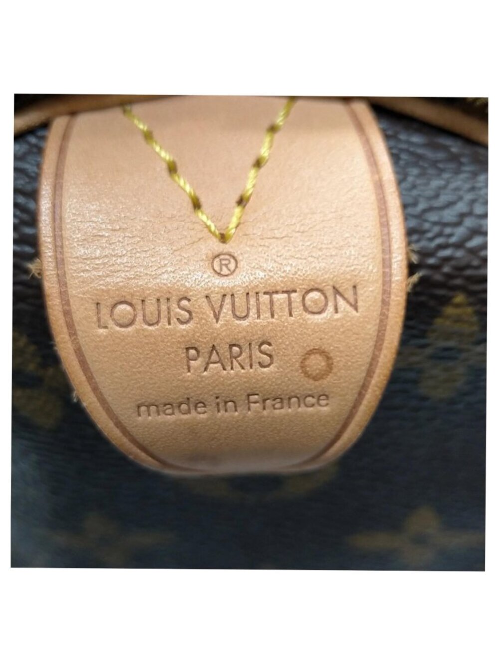 Authentic Louis Vuitton Speedy 35 Monogram Custom Painted Handbag Boston Bag - Picture 9 of 16